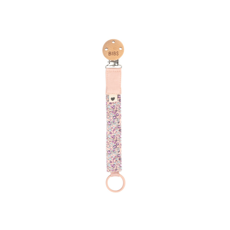 Bibs x liberty - lantisor clip pentru suzeta, eloise blush