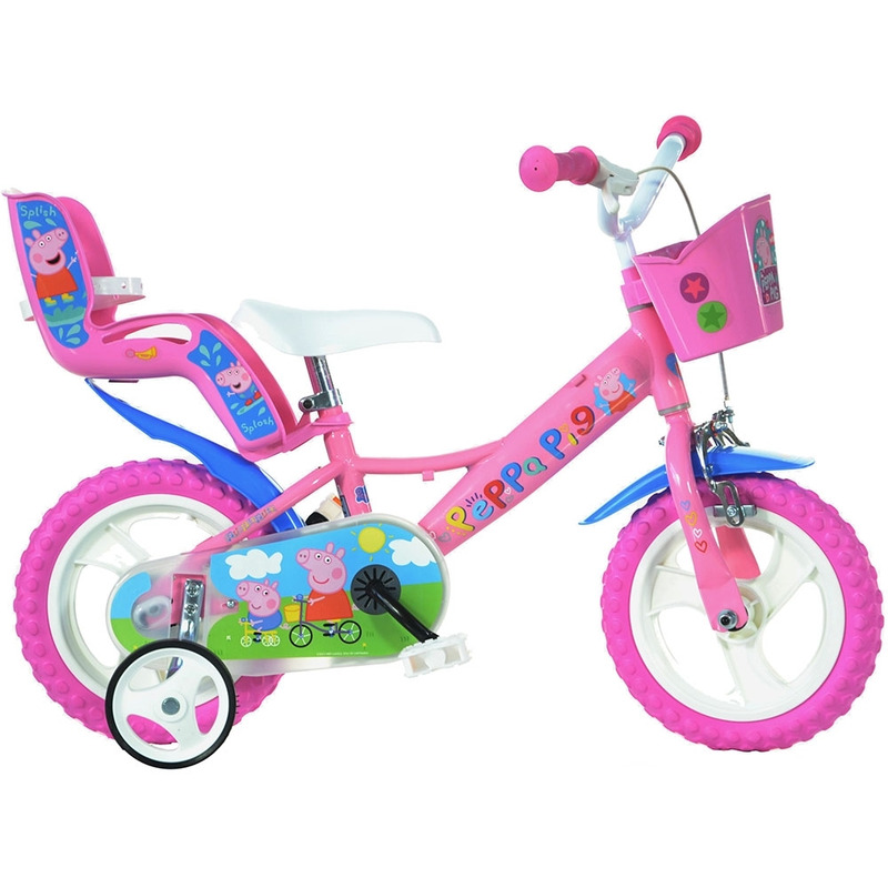 Bicicleta copii dino bikes 12' peppa pig