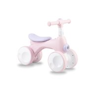 Momi - Bicicleta cu lumini, sunet si difuzor de balonase,  Tobis - Pink