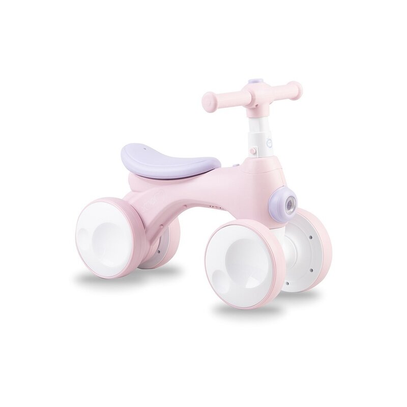 Momi - bicicleta cu lumini, sunet si difuzor de balonase, tobis - pink