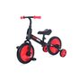 Lorelli - Bicicleta 2in1, Cu pedale, Fara pedale, RUNNER, Cu roti auxiliare, Red - 1
