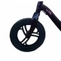 SkillMax - Bicicleta fara pedale 12 inch, 2 kg, inaltime reglabila, roti EVA, cadru magneziu, Negru - 3
