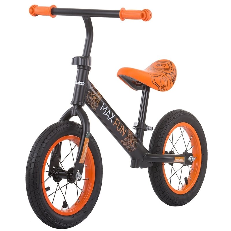 Chipolino - Bicicleta fara pedale Max Fun, 12 , Portocaliu