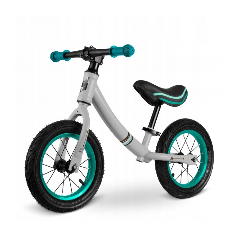 Bicicleta fara pedale Ricokids 760100 - Turcoaz - Gri