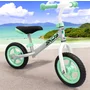 Bicicleta fara pedale, Skids, Pana la 20 kg, Cu sa in forma anatomica, Cu roti de 10 inci, Sa si ghidon reglabile, Din otel, 2-4 ani, Grey/Turquoise - 2
