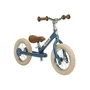 Bicicleta fara pedale vintage, otel, albastru, Trybike - 2