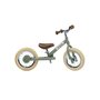 Bicicleta fara pedale vintage, otel, verde, Trybike - 1