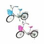 Bicicleta pentru copii, cu cosulet si portbagaj, cadru metalic, 20