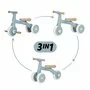 Bicicleta/tricicleta, Petite&Mars, 3 in 1, Multifunctionala, Cu/fara pedale, Ghidon directionabil, Sa reglabila pe inaltime, 2.3 kg, Pana la 25 kg, 12-36 luni, Albastru