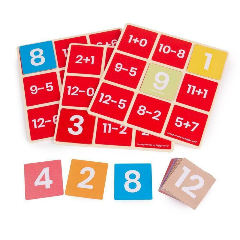 Bigjigs toys - bingo matematic - adunari si scaderi