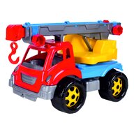 Bino - Camion pentru copii, Cu macara, 36 x 21 x 23 cm, Multicolor