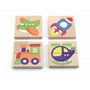 Viga - Puzzle din lemn Blocuri cu imagini mijloace de transport , Puzzle Copii , Magnetice, piese 32 - 5