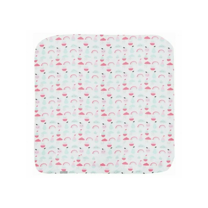 Blush baby - prosop mare hidrofil 110x110 cm cm din muselina bambus bebe jou