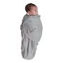 Bo Jungle - Body special tip Wrap Elefant pentru bebelusi, marime S (3-6 kg), bumbac Gri - 1
