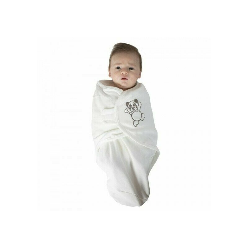 Bo Jungle - Body special tip Wrap Ursulet Panda pentru bebelusi, marime S (3-6 kg), bumbac