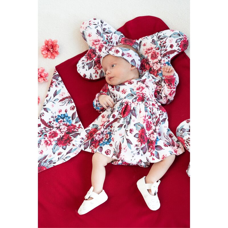 Nicol - body rochita cu maneca lunga bumbac 100% (180159) colectia kate 2021 marimea 68