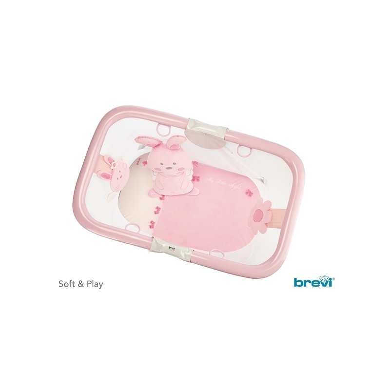 Brevi - Tarc de joaca Soft & Play 168, Roz