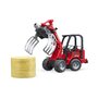 BRUDER - Incarcator Compact Schaffer 2630 , Cu 1 balot rotund, Cu graifer - 7