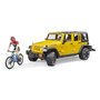 Bruder - Jeep Wrangler Unlimited Rubicon Cu Bicicleta Si Ciclist - 1