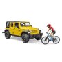 Bruder - Jeep Wrangler Unlimited Rubicon Cu Bicicleta Si Ciclist - 3