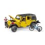 Bruder - Jeep Wrangler Unlimited Rubicon Cu Bicicleta Si Ciclist - 6