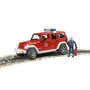 BRUDER - Masina Jeep Wrangler Unlimited Rubicon de pompieri , Cu figurina - 1