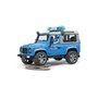 BRUDER - Masina de politie Land Rover Defender , Cu accesorii, Cu politist - 3