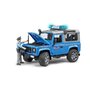 BRUDER - Masina de politie Land Rover Defender , Cu accesorii, Cu politist - 5