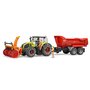 BRUDER - Tractor Claas Axion 950 , Cu lanturi, Cu freza de zapada - 2