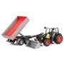 BRUDER - Tractor Claas Nectis 267 F , Cu remorca basculabila - 6