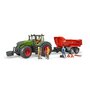 BRUDER - Tractor Fendt 1050 Vario , Cu mecanic, Cu echipament - 2