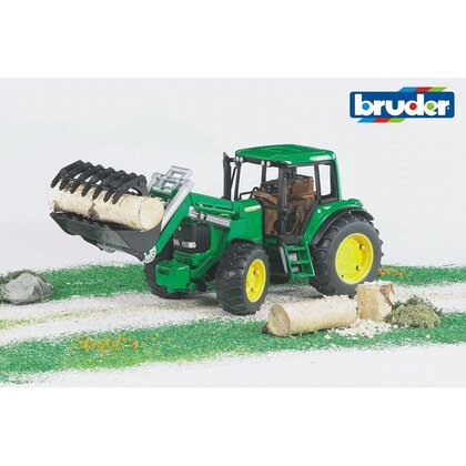 BRUDER - Tractor John Deere 6920 , Cu incarcator frontal