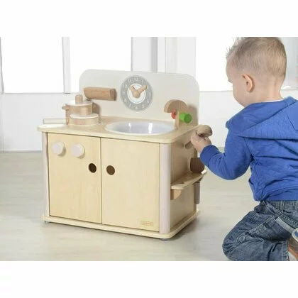Bucatarie de jucarie, din lemn, +3 ani, Masterkidz