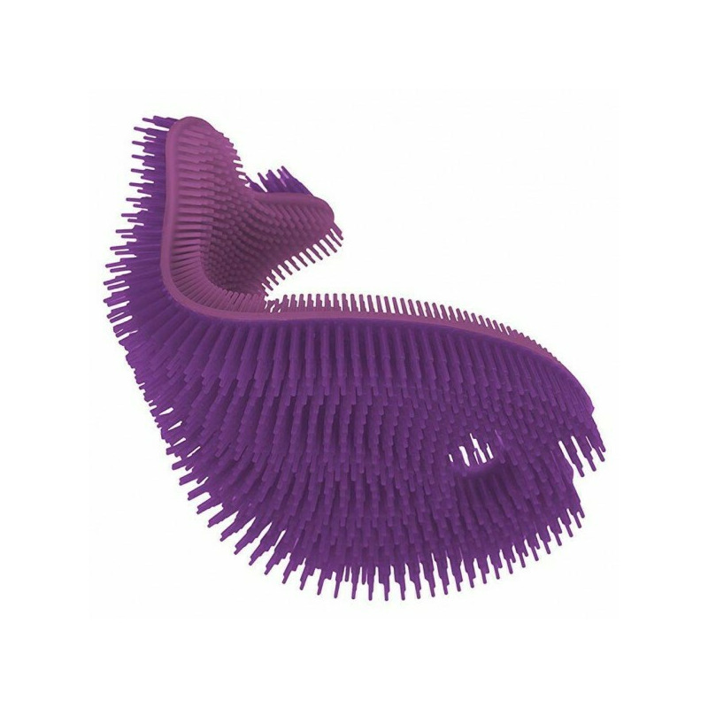 Burete antibacterian moale din silicon pentru baie - innobaby - purple