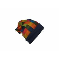 KidsDecor - Caciula copii Blue Abstract 18-36 luni, cu bordura, in strat dublu, din bumbac