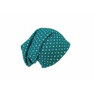 KidsDecor - Caciula nou nascut Emerald, cu bordura, in strat dublu, din bumbac