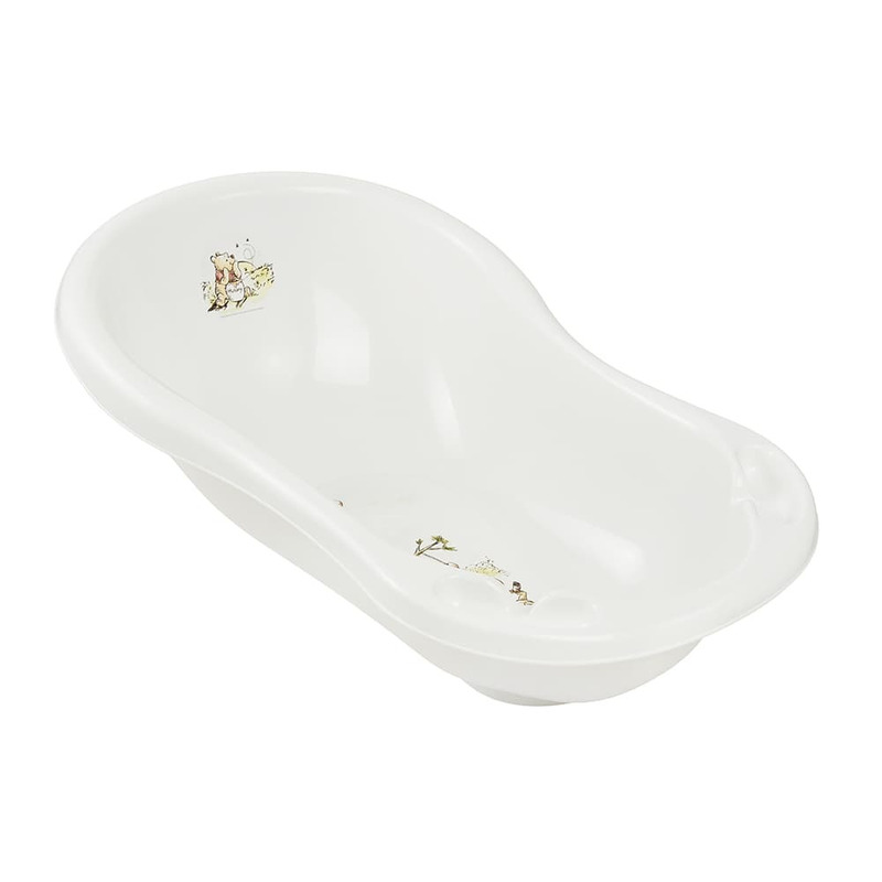 Cadita ergonomica de baie cu dop de scurgere, maria, 84 x 49 x 30 cm, keeeper, winnie the pooh