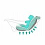 Primabobo - Cadita pliabila cu termometru si suport anatomic Genua Premium blue - 7
