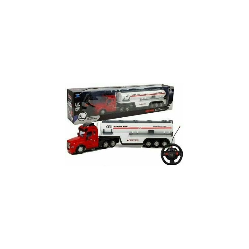Leantoys - camion cu cisterna rc pentru copii, cu telecomanda, , 4627