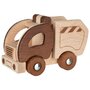 Goki Nature - Vehicul de lemn Camion de gunoi - 1