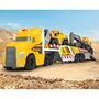 Dickie Toys - Camion  Mack Volvo Heavy Loader Truck cu remorca, buldozer si camion basculant - 23