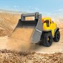 Dickie Toys - Camion  Mack Volvo Heavy Loader Truck cu remorca, buldozer si camion basculant - 24