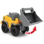 Camion Dickie Toys Mack Volvo Micro Builder cu remorca, buldozer si camion basculant - 5