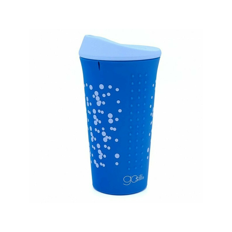 Cana multifunctionala din silicon cu capac - gosili - confetti