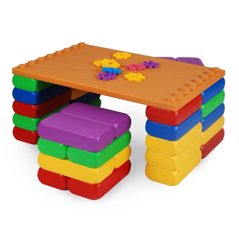 Edu play - caramizi mari constructie, model b