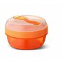 Carl Oscar - Caserola N'Ice Cup 0.3 l, compartimentata, cu disc de racire, Orange - 1