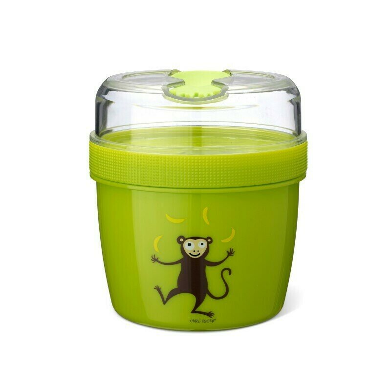 Carl Oscar - Caserola N\'Ice Cup L, 0.6 l, compartimentata, cu disc de racire, Lime