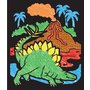 Melissa and Doug carnet de colorat catifeaua magica dinozauri - 2