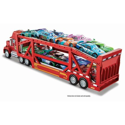 Mattel - Camion Mack transportatorul , Disney Cars, Rosu