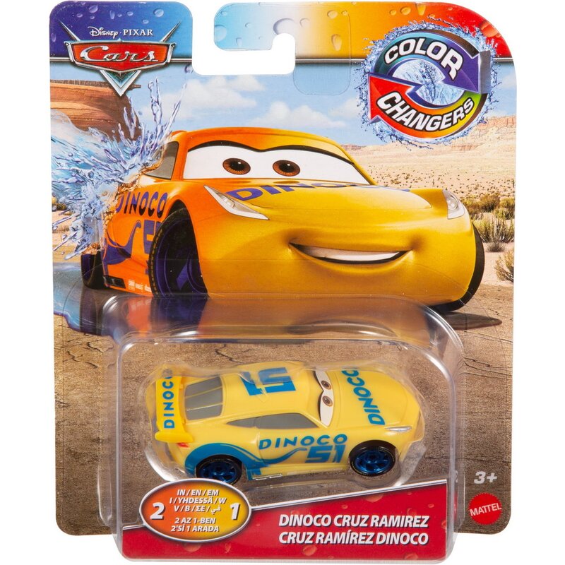 Mattel - cars masinuta dinaco cruz ramirez cu culori schimbatoare